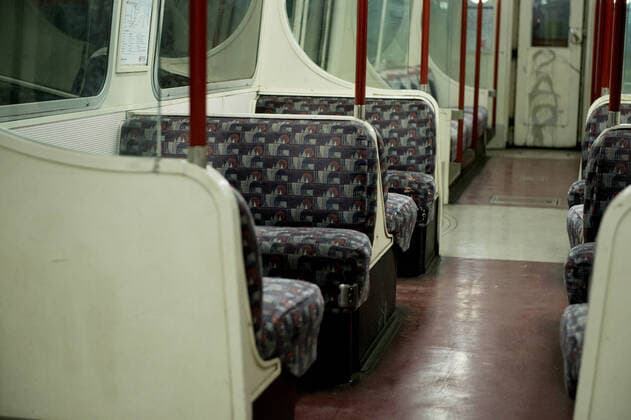 March 28, 2020: London Underground seen during the London Coronavirus Covid-19 Lockdown. Transport for London has cut services by more than 50% as rising numbers of Tube drivers and other essential staff have caught coronavirus. ..Andy Lord, Managing Director of the London Underground, said: Ã¢â‚¬oeWe want to continue to run a core Tube service so that NHS staff and other key workers can make essential journeys...Ã¢â‚¬oeAround a third of our own staff are themselves ill or have to self-isolate, so we are simply not able to run a full service. Ã¢â‚¬oeWe have further reduced journeys by construction workers by temporarily stopping all work on TfL and Crossrail construction sites... The majority of people are playing their part and avoiding travel but more people need to stop travelling immediately to save lives.  - ZUMAr152 20200328_zaa_r152_002 Copyright: xOm1x