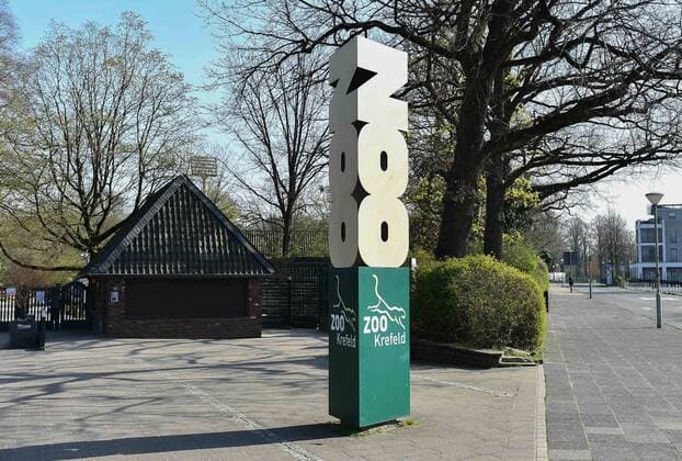 Zoo Krefeld, Corona Auswirkung in NRW, Krefeld, 28.03.2020, Krefeld Nordrhein-Westfalen Deutschland