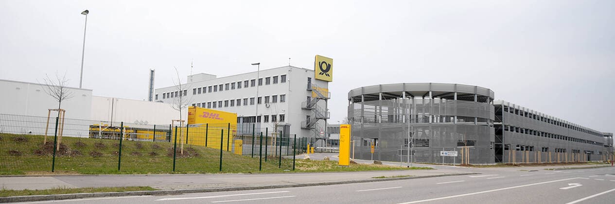 29.03.2020, xemx, News, emwirt, v.l. DHL Zentrale in Augsburg bei Gersthofen Augsburg