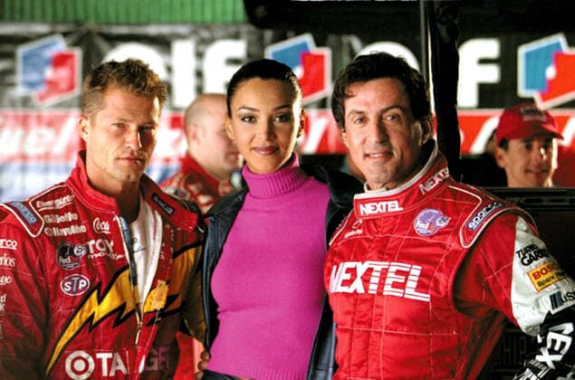 DRIVEN, Til Schweiger, Verona Feldbusch, Sylvester Stallone, 2001, (c) Warner Brothers courtesy Everett Collection Warner Bros Courtesy Everett Collection !ACHTUNG AUFNAHMEDATUM GESCHÃ„TZT! PUBLICATIONXNOTxINxCANxCHNxFRAxITAxJPNxNORxPOLxRUSxESPxUKxUSA Copyright: xWarnerxBros CourtesyxEverettxCollectionx MCDDRIV EC006