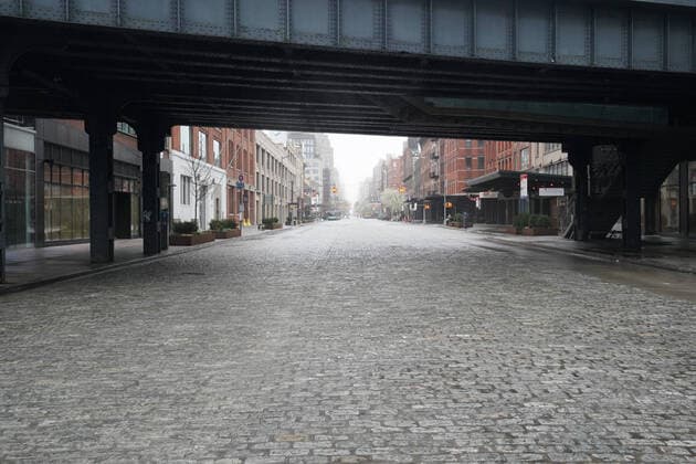 March 29, 2020, New York, NY, USA: New Yorkers reacts to the Coronavirus on March 29, 2020 in New York. New York USA - ZUMAb148 20200329_zap_b148_003 Copyright: xBryanxSmithx