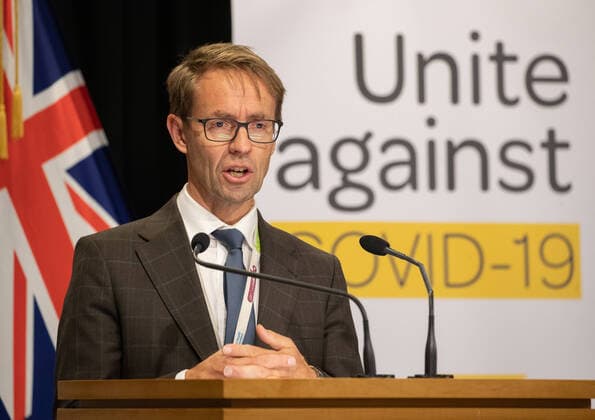 (200330) -- WELLINGTON, March 30, 2020 -- New Zealand Director-General of Health Ashley Bloomfield from the Ministry of Health speaks during a press conference about COVID-19 in Wellington, New Zealand, March 30, 2020. (Mark Mitchell NZME Pool via Xinhua) NEW ZEALAND-WELLINGTON-COVID-19 GuoxLei 