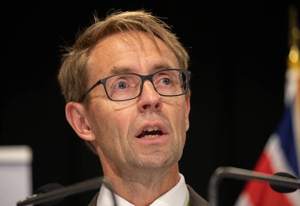 (200330) -- WELLINGTON, March 30, 2020 -- New Zealand Director-General of Health Ashley Bloomfield from the Ministry of Health speaks during a press conference about COVID-19 in Wellington, New Zealand, March 30, 2020. (Mark Mitchell NZME Pool via Xinhua) NEW ZEALAND-WELLINGTON-COVID-19 GuoxLei 