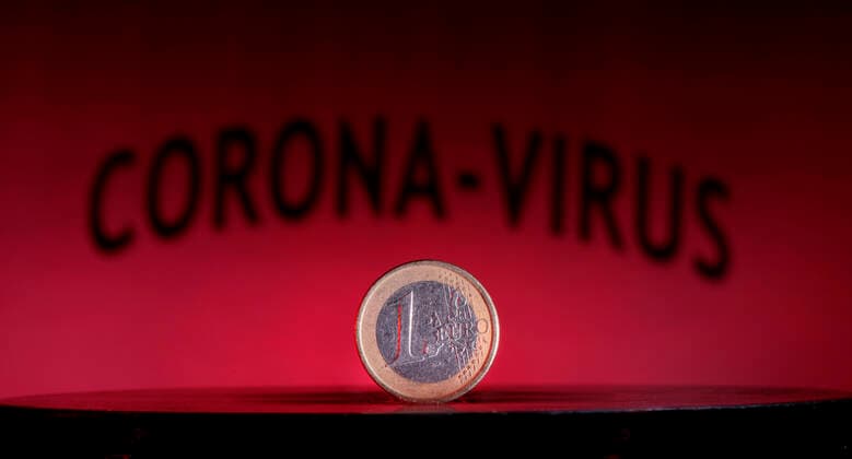 30.03.2020, Symbolbild, Corona-Krise und die Finanziellen Auswirkungen. 30.03.2020, Kosten für Corona-Krise 30.03.2020, Kosten für Corona-Krise