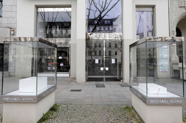 Geschlossene Filiale von Michael Kors auf dem Kurfuerstendamm, DEU, Berlin, 30.03.2020
