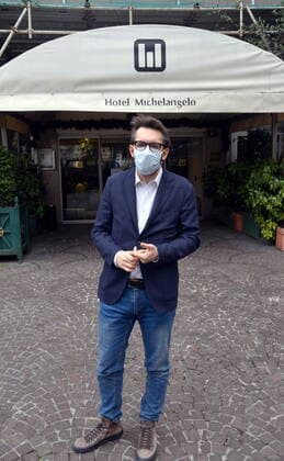 Milan, Hotel Michelangelo ready to be used for the quarantine in isolation of coronavirus positives, councilor Pierfrancesco Maran Editorial Usage Only  Copyright: xMaurizioxMaulex xIPAx
