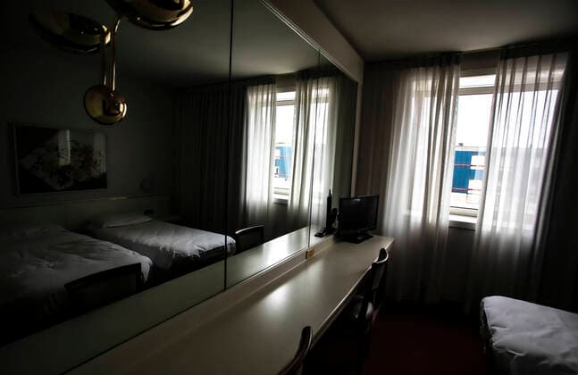 Bergamo Coronavirus - Covid patients arrive from the hospitals at the Hotel Cristal Palace: in the photo the rooms where they will be housed (Foto & xa9;Sergio Agazzi Fotogramma, Bergamo - 2020-03-30) p.s. la foto e utilizzabile nel rispetto del contesto in cui e stata scattata, e senza intento diffamatorio del decoro delle persone rappresentate  Copyright: xFotox& xa9;SergioxAgazzix xFOTOGRAMMAx