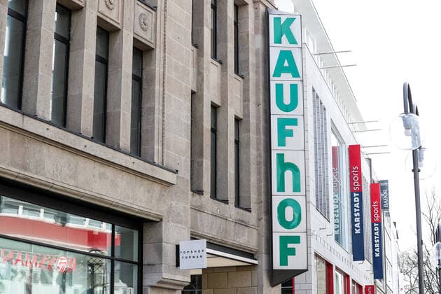 Koeln waehrend der Corona Pandemie, Innenstadt 30.03.2020 Die Beschilderung von Galerie Kaufhof und Karstadt Sport in Koeln Koeln Innenstadt NRW Deutschland Copyright: xBEAUTIFULxSPORTS Wunderlx