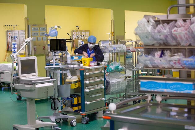 Coronavirus emergency - the second 10-seater intensive care facility opens at the San Raffaele hospital tomorrow, nine days after the first (massimo alberico Fotogramma, Milan - 2020-03-30) p.s. la foto e utilizzabile nel rispetto del contesto in cui e stata scattata, e senza intento diffamatorio del decoro delle persone rappresentate  Copyright: xmassimoxalbericox xFOTOGRAMMAx