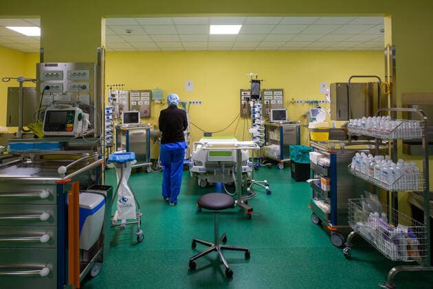 Coronavirus emergency - the second 10-seater intensive care facility opens at the San Raffaele hospital tomorrow, nine days after the first (massimo alberico Fotogramma, Milan - 2020-03-30) p.s. la foto e utilizzabile nel rispetto del contesto in cui e stata scattata, e senza intento diffamatorio del decoro delle persone rappresentate  Copyright: xmassimoxalbericox xFOTOGRAMMAx
