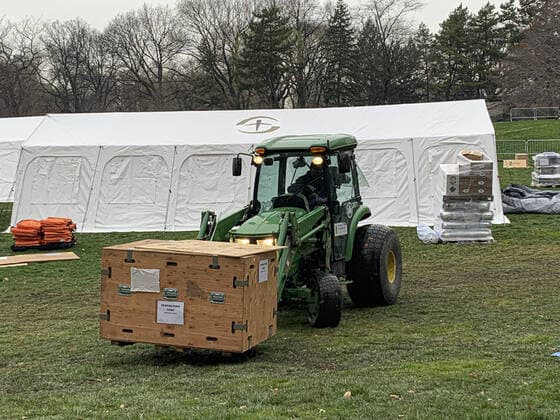 March 30, 2020, International, New York,USA: (NEW) Covid-19: Samaritano¢âö¬â¢s Purse 68-bed field hospital relief to New York . March 30,2020,New York,USA: The Samaritano¢âö¬â¢s Purse International relief is setting up a 68-bed field hospital with a special respiratory care unit in Central Park right in front of Mount Sinai hospital on 5th Avenue between 98 and 100 street . The President of the Samaritano¢âö¬â¢s Purse is Franklin Graham, the son of famous American preacher Billy Graham. They also helped set up a make shift hospital,identical unit in Cremona, Italy a week ago. Credit: Thenews2 International - ZUMAn293 20200330_znp_n293_100 Copyright: xNiyixFotex