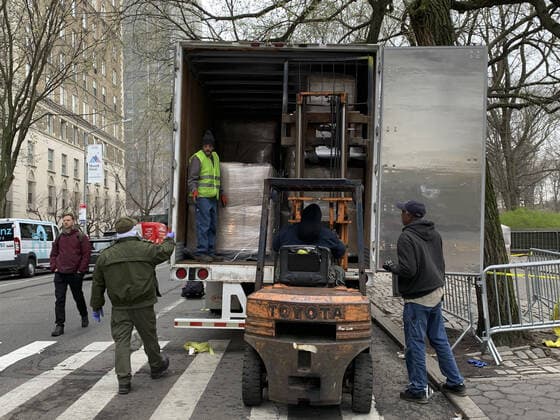 March 30, 2020, International, New York,USA: (NEW) Covid-19: Samaritano¢âö¬â¢s Purse 68-bed field hospital relief to New York . March 30,2020,New York,USA: The Samaritano¢âö¬â¢s Purse International relief is setting up a 68-bed field hospital with a special respiratory care unit in Central Park right in front of Mount Sinai hospital on 5th Avenue between 98 and 100 street . The President of the Samaritano¢âö¬â¢s Purse is Franklin Graham, the son of famous American preacher Billy Graham. They also helped set up a make shift hospital,identical unit in Cremona, Italy a week ago. Credit: Thenews2 International - ZUMAn293 20200330_znp_n293_107 Copyright: xNiyixFotex