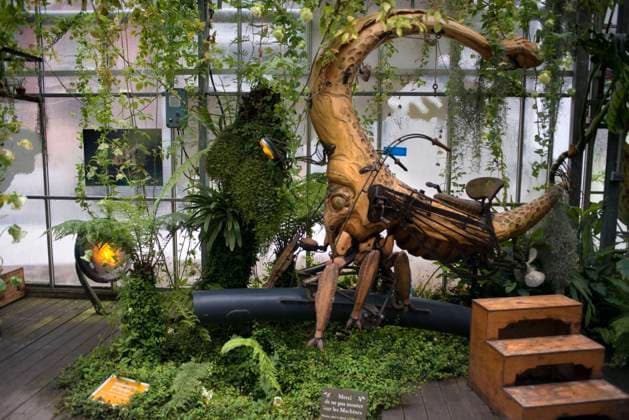 Carnivorous plants, greenhouse and wild animals in the Les Machines de l ile, Nantes, Pays de la Loire, France. Nantes Brittany France Copyright: xSergixReboredox xVWPicsx SREB-026-DU0817