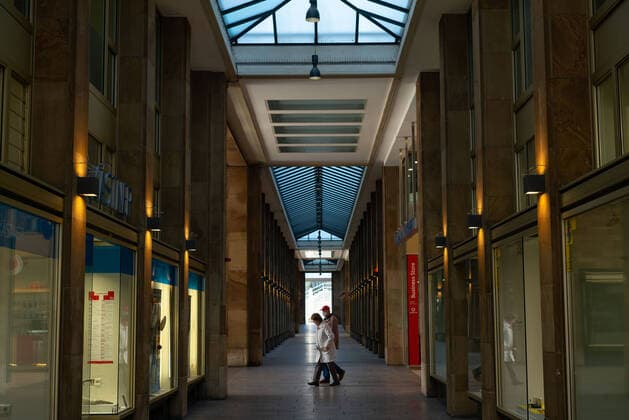 Coronavirus-COVID-19 Eindrücke aus einer verwaisten Stadt. Stuttgart Mitte Baden-Württemberg Deutschland Copyright: xLeif-HendrikxPiechowskix