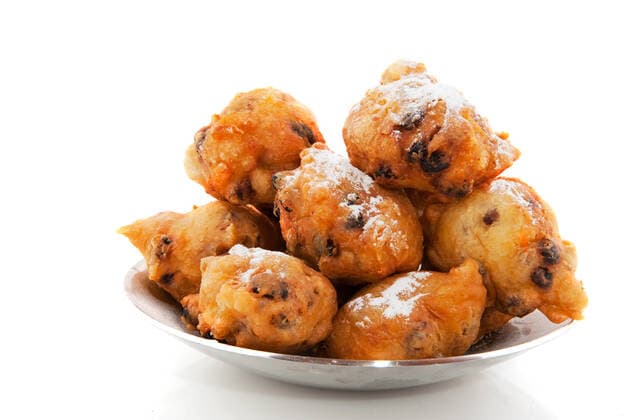 Dutch traditional food Dutch traditional food oliebollen for new years eve  Copyright: xIvonnewierinkx 1431625