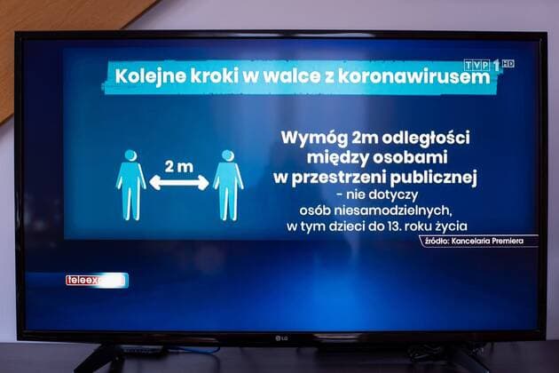 Online press conference of Poland s Prime Minister Mateusz Morawiecki and the Minister of Health Lukasz Szumowski Online press conference of Poland s Prime Minister Mateusz Morawiecki and the Minister of Health Lukasz Szumowski on new restrictions introduced due to the coronavirus outbreak on March 31, 2020 in Warsaw, Poland. EN_01422588_0048 