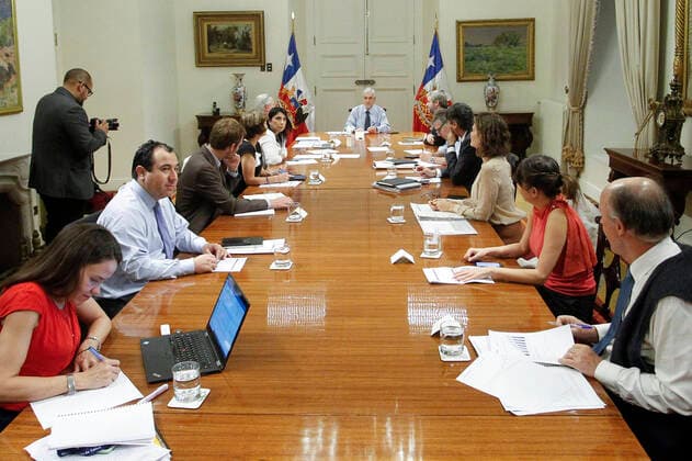 Santiago, April 1, 2020 The President of the Republic, Sebastian Pinera, heads a new meeting of the Emergency Committee Dragomir Yankovic Aton Chile, Santiago Chile Aton 408961  Copyright: DRAGOMIRxYANKOVIC ATONxCHILE