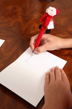 Dear Santa Closeup of a child writing out a letter to santa  Copyright: xlovleahx 1543533