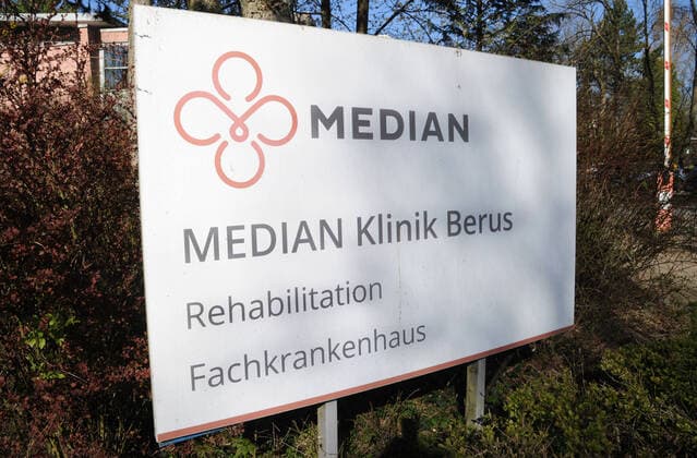 Die Median Klinik Berus am Mittwoch (01.04.2020) in Berus. Die Klinik bleibt für Besucher der Patienten wegen Corona vorrübergehend geschlossen.