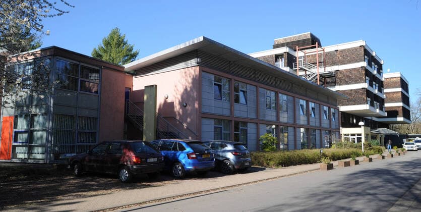 Die Median Klinik Berus am Mittwoch (01.04.2020) in Berus. Die Klinik bleibt für Besucher der Patienten wegen Corona vorrübergehend geschlossen.
