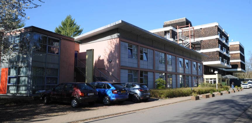 Die Median Klinik Berus am Mittwoch (01.04.2020) in Berus. Die Klinik bleibt für Besucher der Patienten wegen Corona vorrübergehend geschlossen.