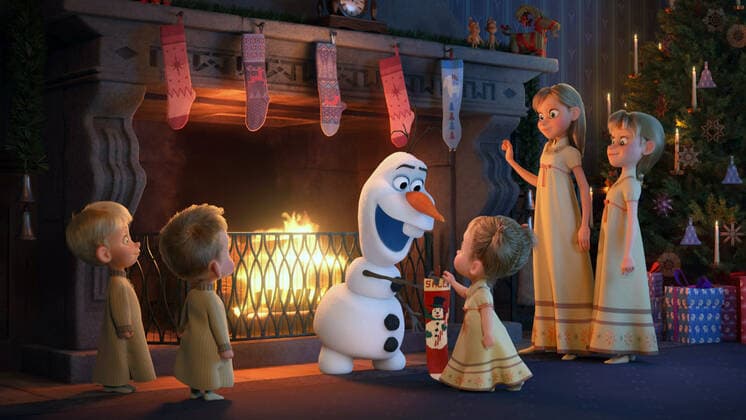 OLAF S FROZEN ADVENTURE, Olaf (center, voice: Josh Gad), 2017. Walt Disney Studios Motion Pictures courtesy Everett Collection null !ACHTUNG AUFNAHMEDATUM GESCHÃ„TZT! PUBLICATIONXNOTxINxCANxCHNxFRAxITAxJPNxNORxPOLxRUSxESPxUKxUSA Copyright: xWaltxDisneyxCo. CourtesyxEverettxCollectionx MCDOLFR EC004