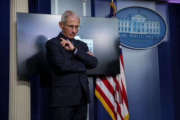 April 1, 2020, Washington, District of Columbia, USA: Director of the National Institute of Allergy and Infectious Diseases at the National Institutes of Health Dr. Anthony Fauci attends the daily briefing on the novel coronavirus, COVID-19 with members of the coronavirus task force in the Brady Press Briefing Room of the White House on April 1, 2020 in Washington, DC Washington USA - ZUMAs152 20200401_zaa_s152_057 Copyright: xOliverxContrerasx