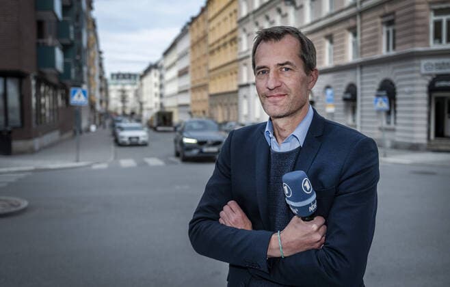 Christian Stichler, German TV journalist who watches corona in Sweden for, among other things, ARD, the German equivalent of SVT Stockholm Sweden xERICSSONxMARCUSx,  Copyright: xERICSSONxMARCUSx Christian Stichler