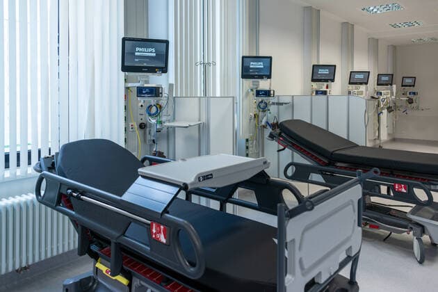 Kiel, die Krankenhäuser der Stadt und das UKSH bereiten sich auf weiteren Bedarf an Intensivpatienten wegen der Coronavirus Epedemie vor. Vom Land sind weitere Millionen bewilligt worden Kiel Schleswig-Holstein Deutschland