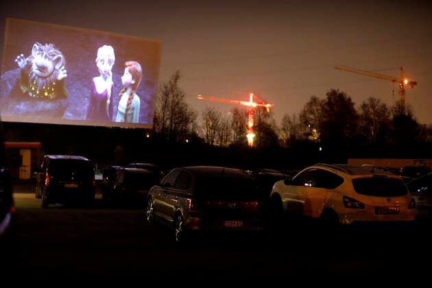 26.03.2020 Essen Autokino am Hafen