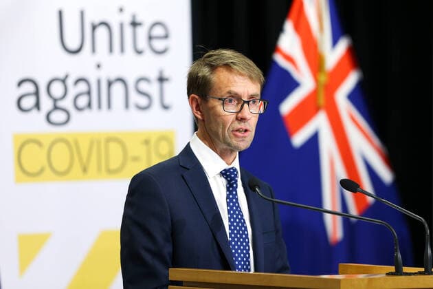 (200402) -- WELLINGTON, April 2, 2020 (Xinhua) -- New Zealand Director-General of Health Ashley Bloomfield speaks during a COVID-19 media update in Wellington, New Zealand on April 2, 2020. New Zealand reported 76 new confirmed and 13 new probable cases of COVID-19 on Thursday, bringing the total number of confirmed and probable infections to 797 in the country. (Hagen Hopkins Getty Pool via Xinhua) NEW ZEALAND-WELLINGTON-COVID-19 