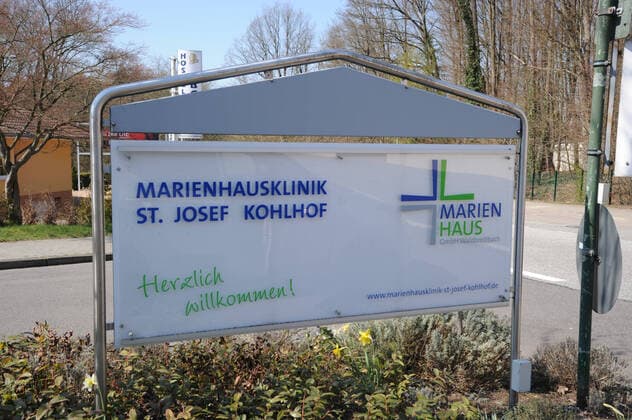 Die Marienhausklinik St. Josef Kohlhof am Donnerstag (02.04.2020) in Neunkirchen.