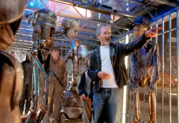 73. Berlinale, Steven Spielberg erhÃ¤lt den Goldenen EhrenbÃ¤ren fÃ¼r sein Lebenswerk A.I. ARTIFICIAL INTELLIGENCE, Director Steven Spielberg on set, 2001 Warner Bros Courtesy Everett Collection !ACHTUNG AUFNAHMEDATUM GESCHÃ„TZT! PUBLICATIONXNOTxINxCANxCHNxFRAxITAxJPNxNORxPOLxRUSxESPxUKxUSA Copyright: xWarnerxBros CourtesyxEverettxCollectionx MSDAAII EC021