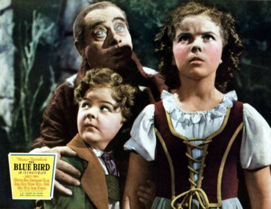 THE BLUE BIRD, Eddie Collins, Johnny Russell, Shirley Temple, 1940, afraid in the forest. TM and Copyright (c) 20th Century Fox Film Corp. All rights reserved. Courtesy: Everett Collection 20thCentFox Courtesy Everett Collection !ACHTUNG AUFNAHMEDATUM GESCHÃ„TZT! PUBLICATIONXNOTxINxCANxCHNxFRAxITAxJPNxNORxPOLxRUSxESPxUKxUSA Copyright: x20thCentFox CourtesyxEverettxCollectionx MSDBLBI EC002