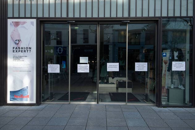 Coronavirus-COVID-19 Eindrücke aus einer verwaisten Stadt. Stuttgart Mitte Baden-Württemberg Deutschland Copyright: xLeif-HendrikxPiechowskix