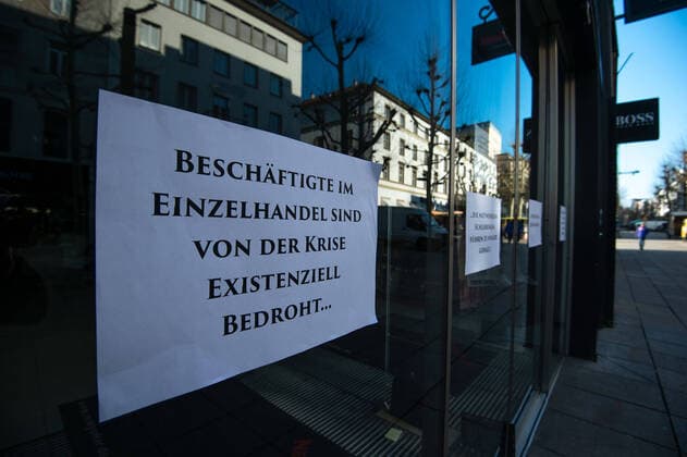 Coronavirus-COVID-19 Eindrücke aus einer verwaisten Stadt. Stuttgart Mitte Baden-Württemberg Deutschland Copyright: xLeif-HendrikxPiechowskix