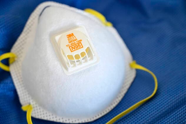 April 2, 2020 - Las Vegas, Nevada, U.S. - A 3M model 8511 N95 particulate respirator mask is displayed on April 2, 2020, in Las Vegas, Nevada. President Donald Trump said Thursday his administration will soon release nationwide recommendations on wearing face masks after initially telling Americans they weren t necessary to prevent the spread of coronavirus. Las Vegas USA - ZUMAbk3_ 20200402_zaf_bk3_003 Copyright: xDavidxBeckerx
