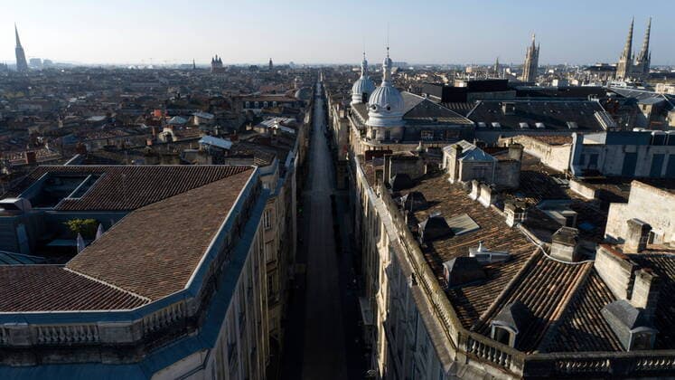 rue sainte catherine NEWS : Covid 19 Coronavirus en France - Bordeaux - 02 04 2020 marcdeTienda Panoramic 