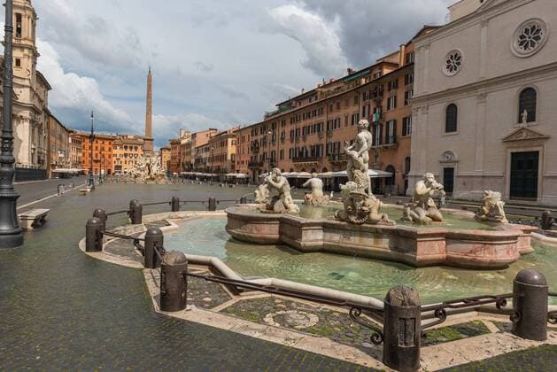 Piazza Navona. Neighborhood Rione Parine. Neighborhood Rione Regola. Rome. Lazio. Italy. Europe 1028_02_PPA2309