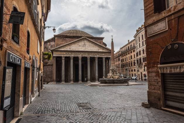 Pantheon. Neighborhood Rione Parine. Neighborhood Rione Regola. Rome. Lazio. Italy. Europe 1028_02_PPA2340