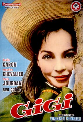 GIGI, Leslie Caron, 1958, poster art Courtesy Everett Collection !ACHTUNG AUFNAHMEDATUM GESCHÃ„TZT! PUBLICATIONXNOTxINxCANxCHNxFRAxITAxJPNxNORxPOLxRUSxESPxUKxUSA Copyright: xCourtesyxEverettxCollectionx MSDGIGI EC012