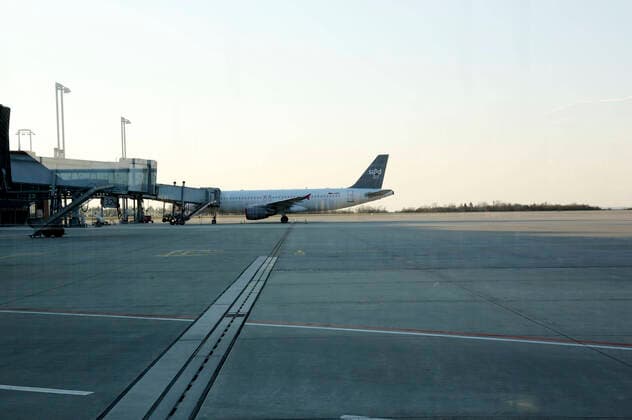 Flughafen Dresden Klotzsche während der Coronakrise. Dresden, 03..04.2020