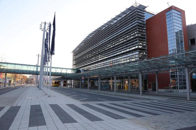 Flughafen Dresden Klotzsche während der Coronakrise. Dresden, 03..04.2020