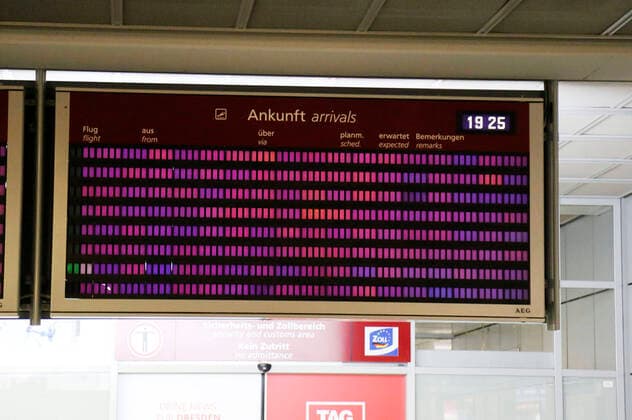 Flughafen Dresden Klotzsche während der Coronakrise. Dresden, 03..04.2020