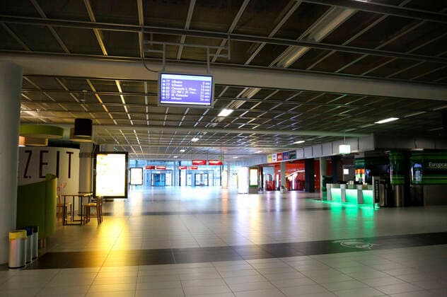 Flughafen Dresden Klotzsche während der Coronakrise. Dresden, 03..04.2020
