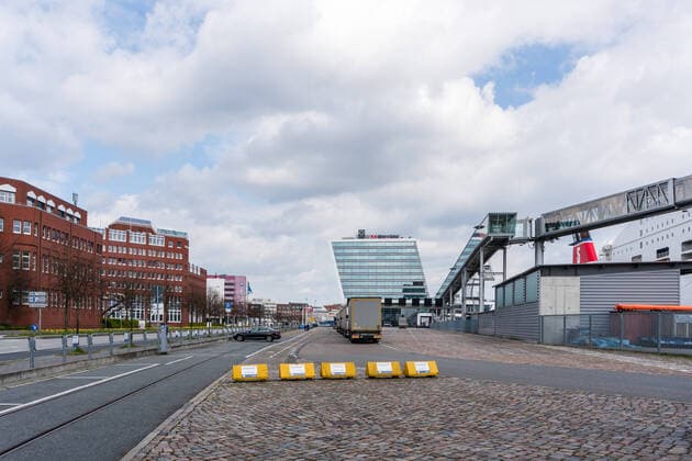 Kiel, Impressionen einer menschleeren Innenstadt der Schleswig-Holsteinischen Landeshauptstadt während der Corona Pandemie Kiel Vorstadt Schleswig-Holstein Deutschland