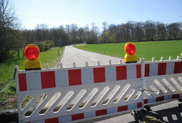 Der Grenzübergang auf der L173 am Mittwoch (01.04.2020) ist geschlossen. Eine Passage zwischen Deutschland und Frankreich für Fahrzeuge nicht mehr gestattet.