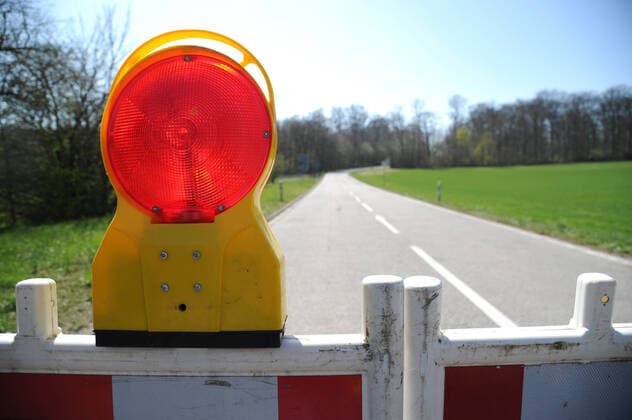 Der Grenzübergang auf der L173 am Mittwoch (01.04.2020) ist geschlossen. Eine Passage zwischen Deutschland und Frankreich für Fahrzeuge nicht mehr gestattet.