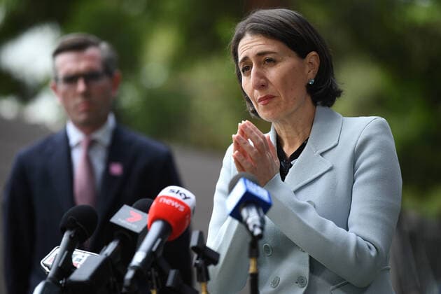 GLADYS BEREJIKLIAN CORONAVIRUS PRESSER, NSW Premier Gladys Berejiklian speaks to the media during a press conference in Sydney, Tuesday, April 7, 2020.The NSW government has urged young people to take the COVID-19 pandemic seriously, revealing more than a quarter of the state s coronavirus cases are in people under 29. ( NO ARCHIVING, EDITORIAL USE ONLY, NO USE IN BOOKS WITHOUT CONSENT SYDNEY NSW AUSTRALIA  Copyright: xJOELxCARRETTx 20200407001462103973