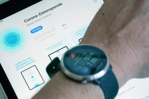 Corona-Datenspende-App des Robert Koch Instituts zur Erfassung von Daten im Rahmen der Corona Krise in Deutschland